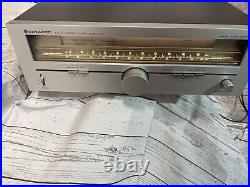 Silver Kenwood AM/FM Stereo Tuner Model KT-815 KT815 Vintage WORKS Sounds Great