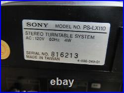 Sony Component Stereo System AM/FM Tuner Turntable Dual Cassette 5 CD Changer