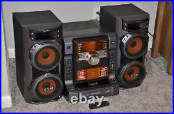 Sony LBT-ZX66i Stereo Hi-Fi 5 Disc Changer MP3 Music System with remote Tested