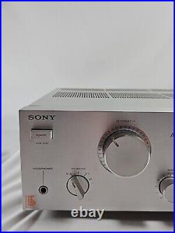 Sony TA-AX500 Integrated Stereo Amplifier And Sony ST-JX310 AM FM Tuner Vintage