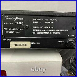 Soundcraftsmen T6200 Am/fm Stereo Tuner Serviced Cleaned Tested Antenna