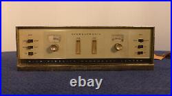 Stromberg Carlson SR 445A AM FM Stereo tube Tuner for parts or repair untested