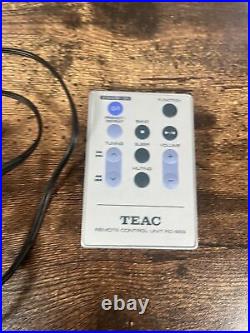 Teac CD-X6 Wall Mount Stereo System All In 1 CD Player Tuner Aux Works Remote