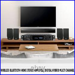 Technical Pro 1500W Bluetooth Home Stereo Hybrid Amplifier w AM/FM digital tuner