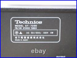 Technics AM/FM Retro Stereo Tuner ST-7200, checked only for power