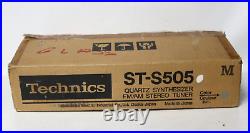 Technics ST-S505 Quartz Synthesizer FM/AM Stereo Tuner Silver NEW, SHIPS FREE