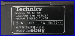 Technics ST-S6 Stereo Tuner DC Peak Sampling Hold MPX F/S from japan