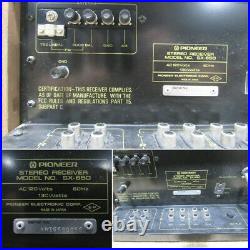 Tested Vintage Pioneer SX-650 AM/FM Stereo Receiver Tuner 35W per Channel
