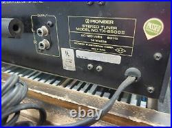 Tested Vintage Pioneer TX-6500 II AM/FM Mono/Stereo Analog Radio Tuner