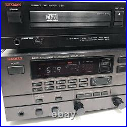 VERY RARE LUXMAN D-90 CD Player & R-115 Synthesized AM/FM Stereo Receiver Tuner