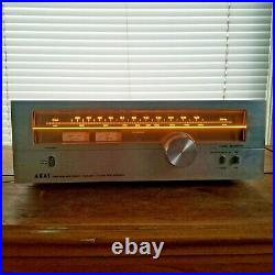 VINTAGE AKAI model AT-2250 AM FM Stereo Tuner Working