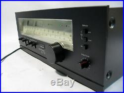 VINTAGE SANSUI AM FM STEREO TUNER TU-717 COMPONENT CLEAN WORKS with MANUAL