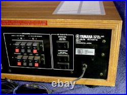 VINTAGE Working YAMAHA CR-620 Stereo AM/FM RECEIVER Natural Sound TUNER Radio