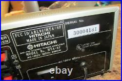 Very Rare Vintage Hitachi AM/FM Stereo Tuner Amplifier/Amp Model HTA-6F