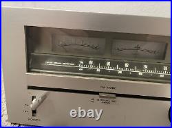 Vintage 1979 Kenwood KT-615 AM FM Stereo Turner + Original Manual TESTED & WORKS