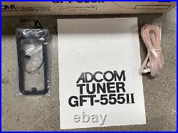 Vintage ADCOM GFT-555 II Audiophile AM/FM Stereo Tuner TESTED & WORKS