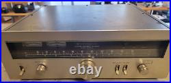 Vintage Antique Kenwood KT-7300 AM/FM Silver Face Stereo Tuner