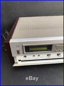 Vintage Denon DRA-700 AM/FM Stereo Tuner Amplifier Receiver Mint Working