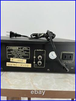 Vintage Fisher FM-2121 AM/FM Stereo Tuner Powers On
