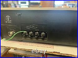 Vintage Hitachi FT-4000 AM FM Stereo Tuner Silver Face- Made in Japan Works Well
