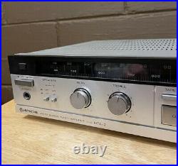 Vintage Hitachi Stereo Receiver AM/FM Tuner Amplifier Amp HTA-2 Japan Working