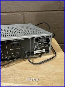 Vintage Hitachi Stereo Receiver AM/FM Tuner Amplifier Amp HTA-2 Japan Working