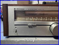 Vintage Kenwood AM/FM Stereo Tuner Model KT-815 Working