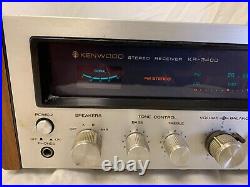 Vintage Kenwood KR-3400 AM-FM Stereo Tuner Amplifier / Tested & Works
