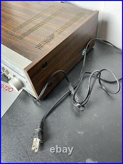 Vintage Kenwood KR-720 AM/FM Stereo Tuner Amplifier Receiver Working Books Radio