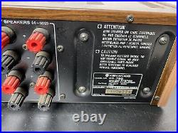 Vintage Kenwood KR-720 AM/FM Stereo Tuner Amplifier Receiver Working Books Radio