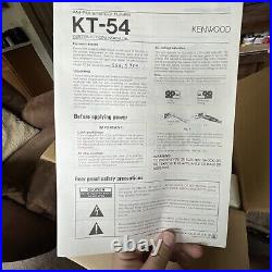 Vintage Kenwood KT-54 Stereo Synthesizer Tuner