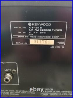 Vintage Kenwood KT-615 AM/FM Stereo Tuner Japan