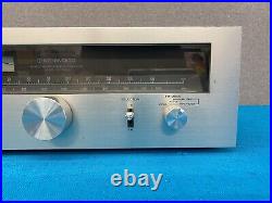 Vintage Kenwood KT-6500 AM FM Stereo Tuner Silver Face Tested & Working