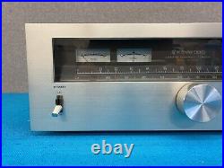 Vintage Kenwood KT-6500 AM FM Stereo Tuner Silver Face Tested & Working