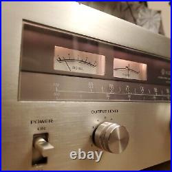Vintage Kenwood KT-7300 AM/FM Silver Face Stereo Tuner Excellent HI FI Quality
