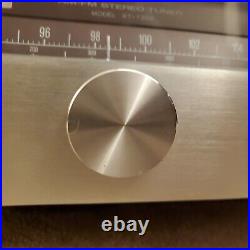 Vintage Kenwood KT-7300 AM/FM Silver Face Stereo Tuner Excellent HI FI Quality