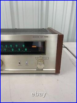 Vintage Kenwood Model KT-7000 AM FM Stereo Tuner Tested Works RARE Free Shipping