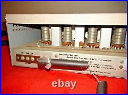 Vintage Lafayette AM FM Stereo Vacuum Tube Tuner Eye Tube And MPX Needs 3 Knobs