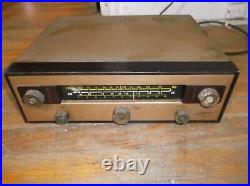 Vintage Lafayette AM FM Stereo Vacuum Tube eye Tuner