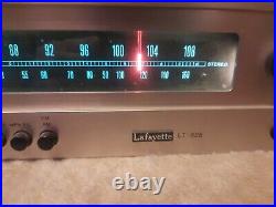 Vintage Lafayette LT-825 AM FM Solid State Stereo Tuner, made in Japan, RARE