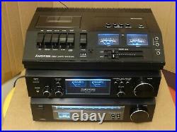 Vintage MGA Stereo Amplifier + AM/FM Tuner + Cassette Tape Deck RARE