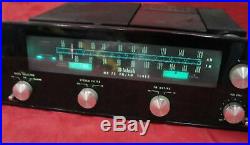 Vintage Mcintosh Mr73 Am/fm Stereo Tuner Mr-73 Powers Up For Parts Repair