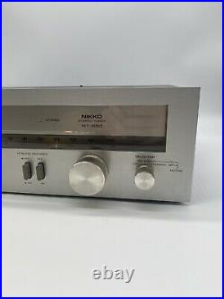 Vintage Nikko Electronics NT-550 AM & FM Stereo Tuner Tested and Working Perfect