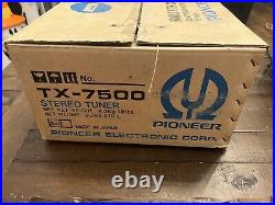 Vintage PIONEER TX-7500 AM/FM Stereo Tuner With Original Box