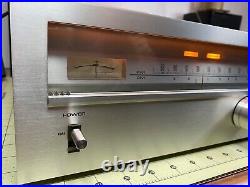 Vintage Pioneer TX-6500 II AM/FM Mono/Stereo Analog Radio Tuner Tested Working