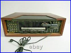 Vintage Sansui AM/FM Stereo Tuner Amplifier 5000A Wood Case-Tested/Working
