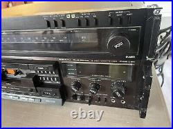 Vintage Sanyo Plus Series T35 Quartz AM FM Stereo Radio Tuner, D64 Cassette Deck