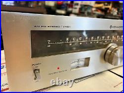 Vintage Silver Face Kenwood KT-5300 AM/FM Stereo Tuner Tested and Working