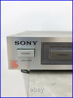 Vintage Sony AM FM Stereo Tuner ST-JX35 Liquid Crystal Digital Synthesizer