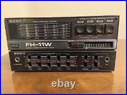 Vintage Sony FH-11W Micro System Stereo Amplifier Tuner TA-118W ST-118 Funct